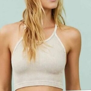 Free People Happiness Halter Top Athletic Yoga Tank